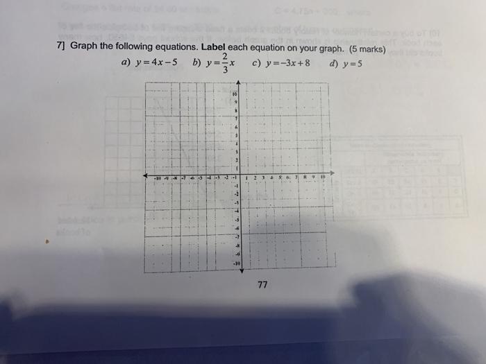 Solved 6] Calculate the slope given these two points. Show | Chegg.com