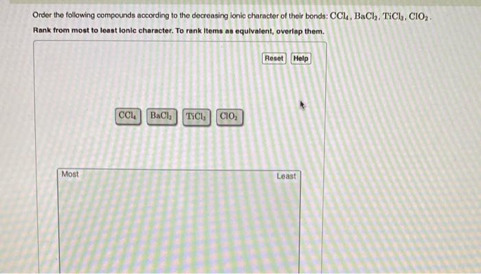 solved-order-the-following-compounds-according-to-the-de