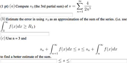 Solved Compute S3 The 3rd Partial Sum Of S Infinity N Chegg Com