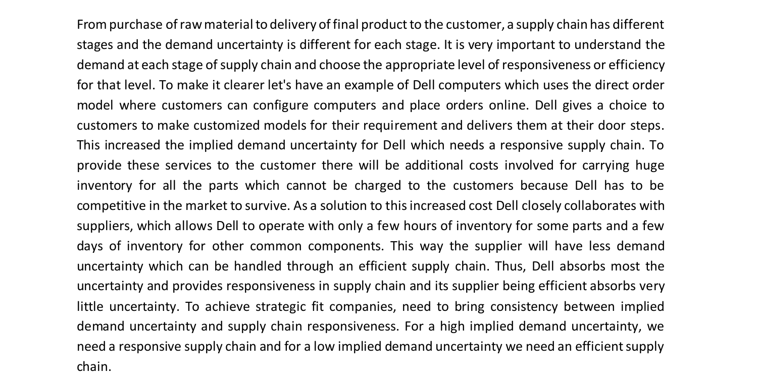 supply chain quality management case study