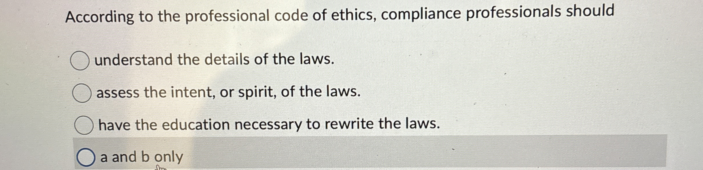 Solved According to the professional code of ethics, | Chegg.com