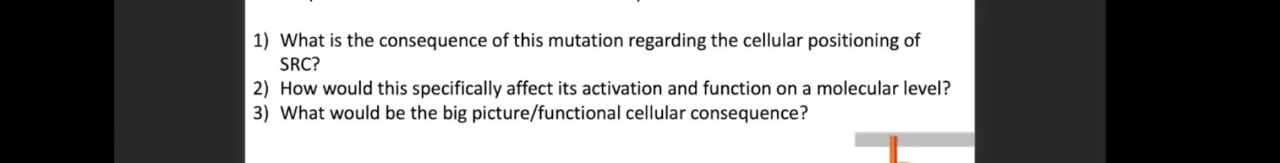 Solved What is the consequence of this mutation regarding | Chegg.com