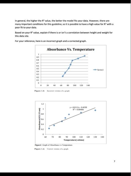 Using Excel for Analyzing Chemistry Introduction A | Chegg.com