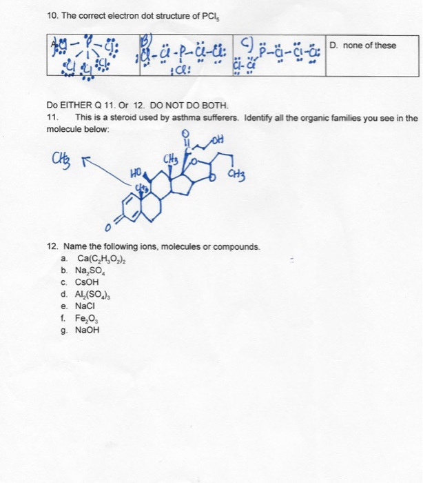 Solved Chemistry 1 Chapter 3 4 True False 1 The Name Of Chegg Com