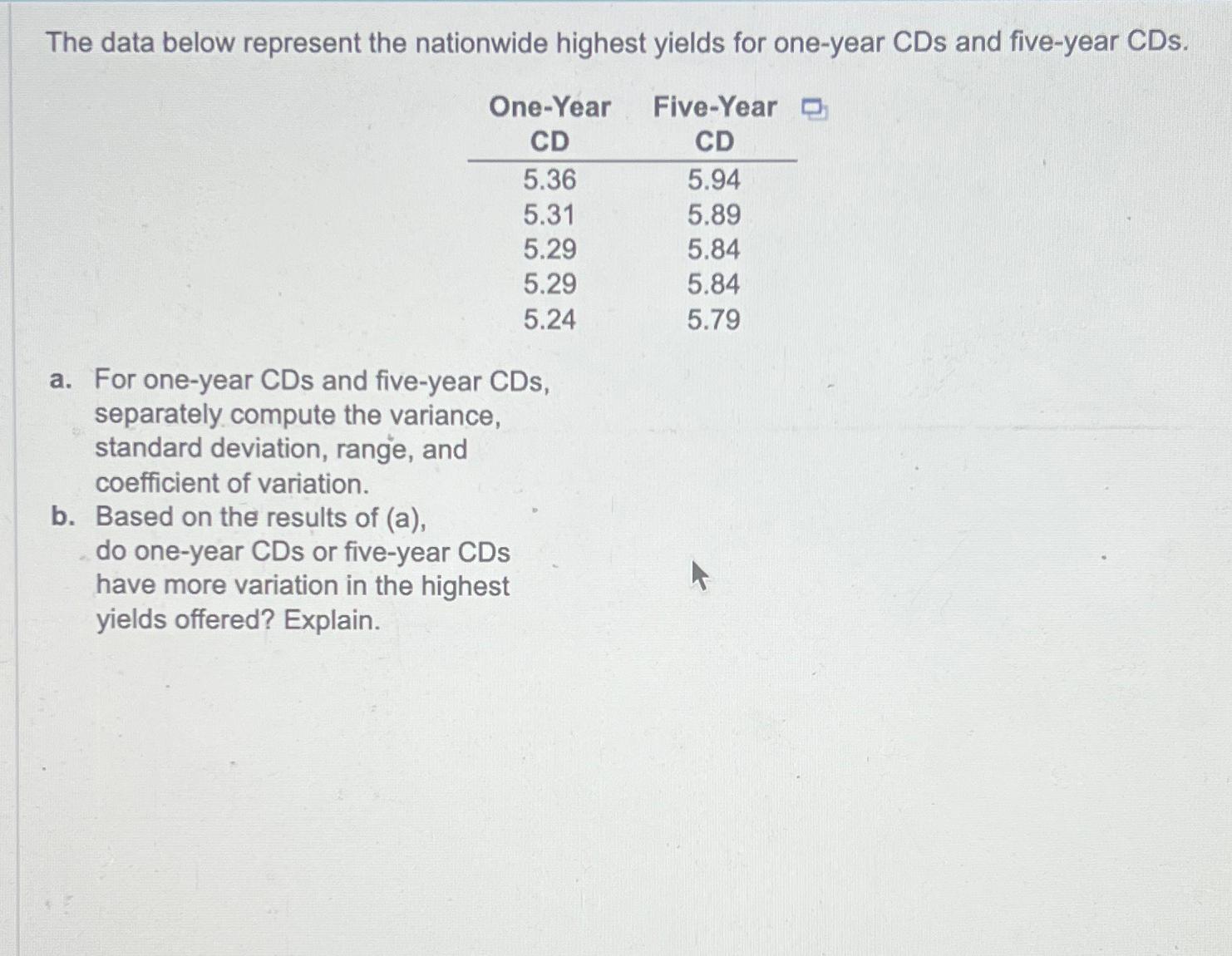 Solved The data below represent the nationwide highest | Chegg.com