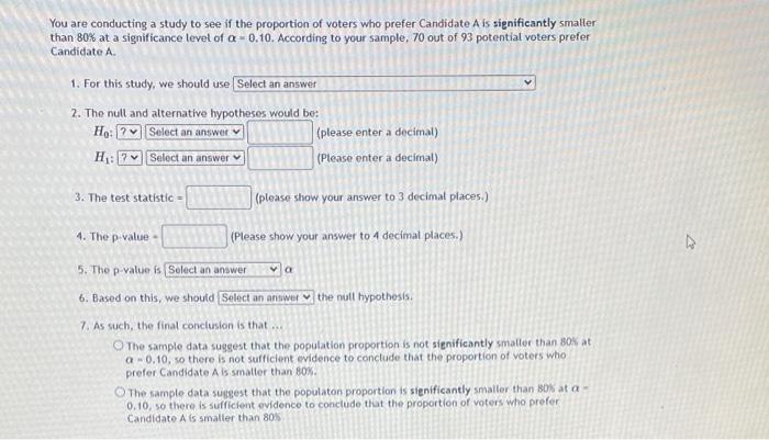 Solved You are conducting a study to see if the proportion | Chegg.com