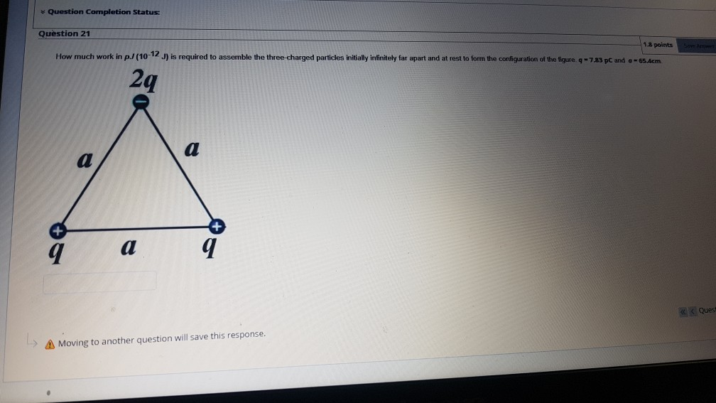 Solved Question Completion Status: Question 21 1.8 points | Chegg.com