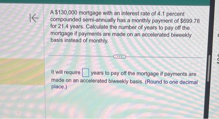 130000 mortgage