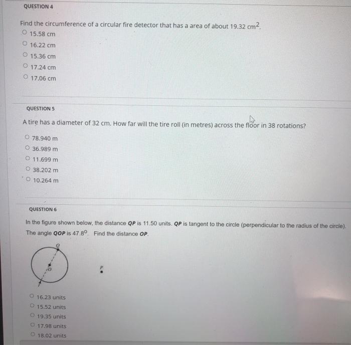 Solved What is the area of the largest square that fits | Chegg.com