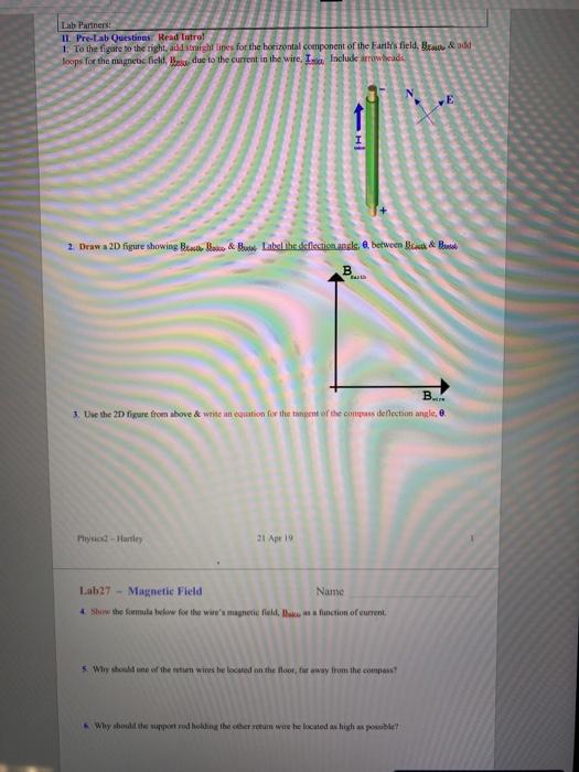 Solved help with the prelab questions of a physics lab. | Chegg.com