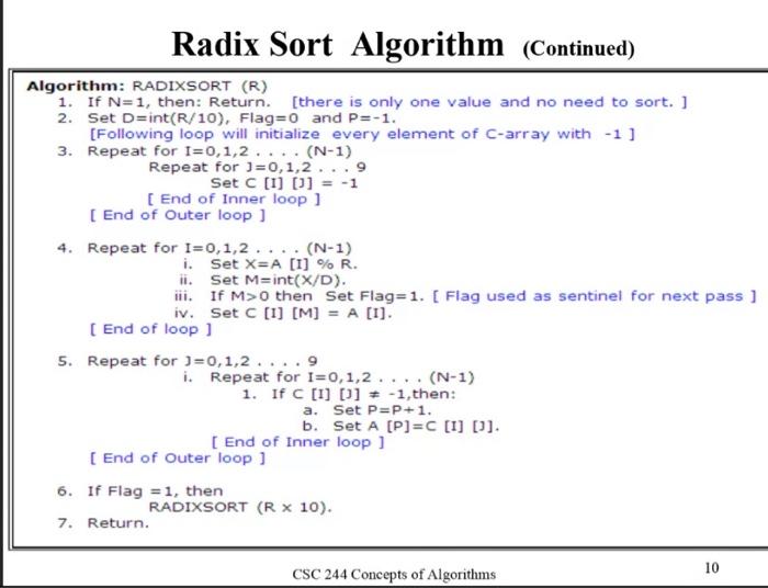 Solved time complexity for this algorithmnote : Please, I | Chegg.com