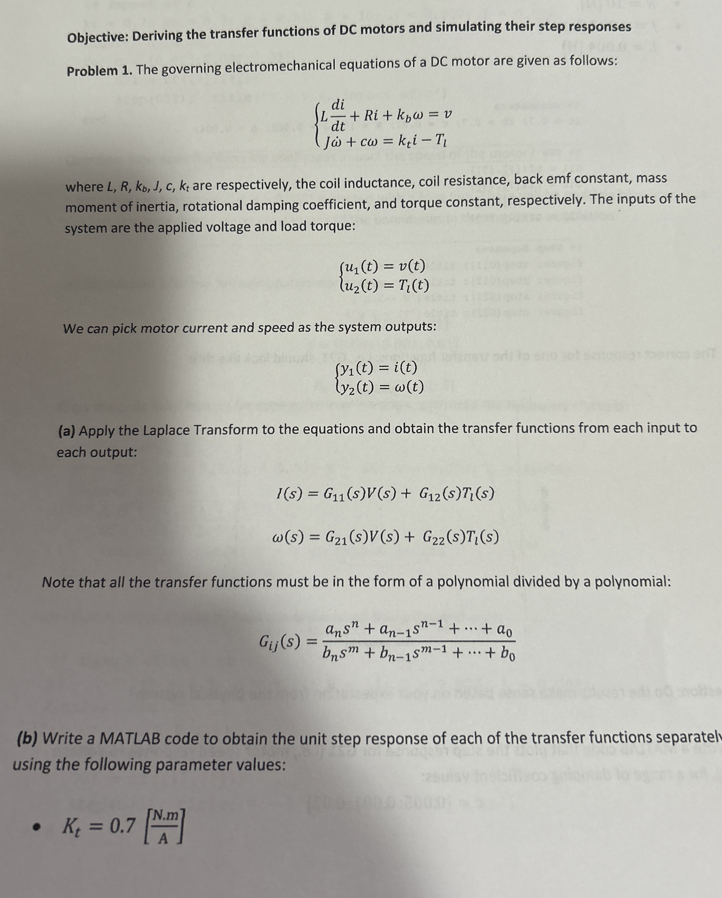 Solved Objective: Deriving the transfer functions of DC | Chegg.com
