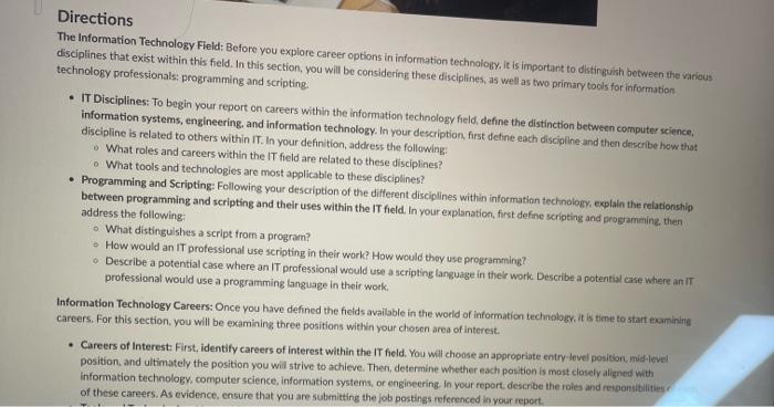 What Is The It Field?