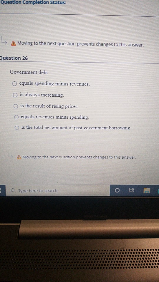Solved Question Completion Status: A Moving to the next | Chegg.com