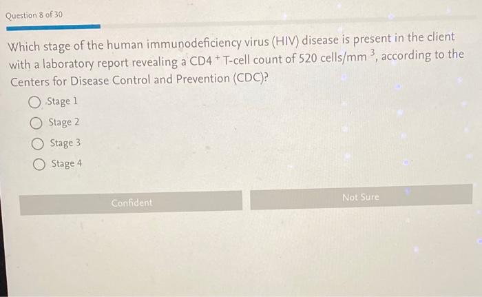 Solved Which stage of the human immunodeficiency virus (HIV) | Chegg.com