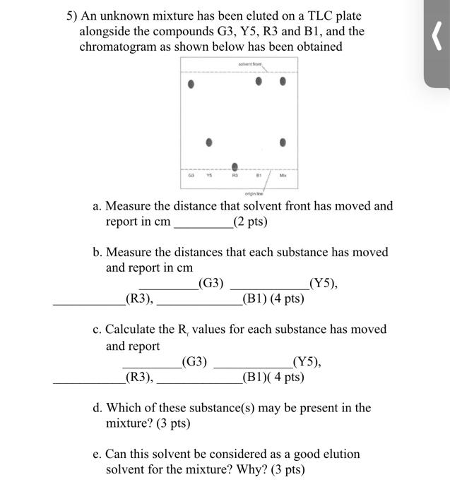 3) The three components of the mixture (A,B,C) when | Chegg.com