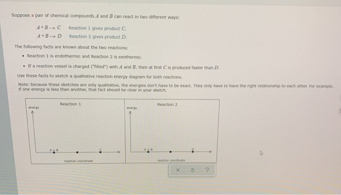 Solved Suppose a pair of chemical compounds A and B can | Chegg.com