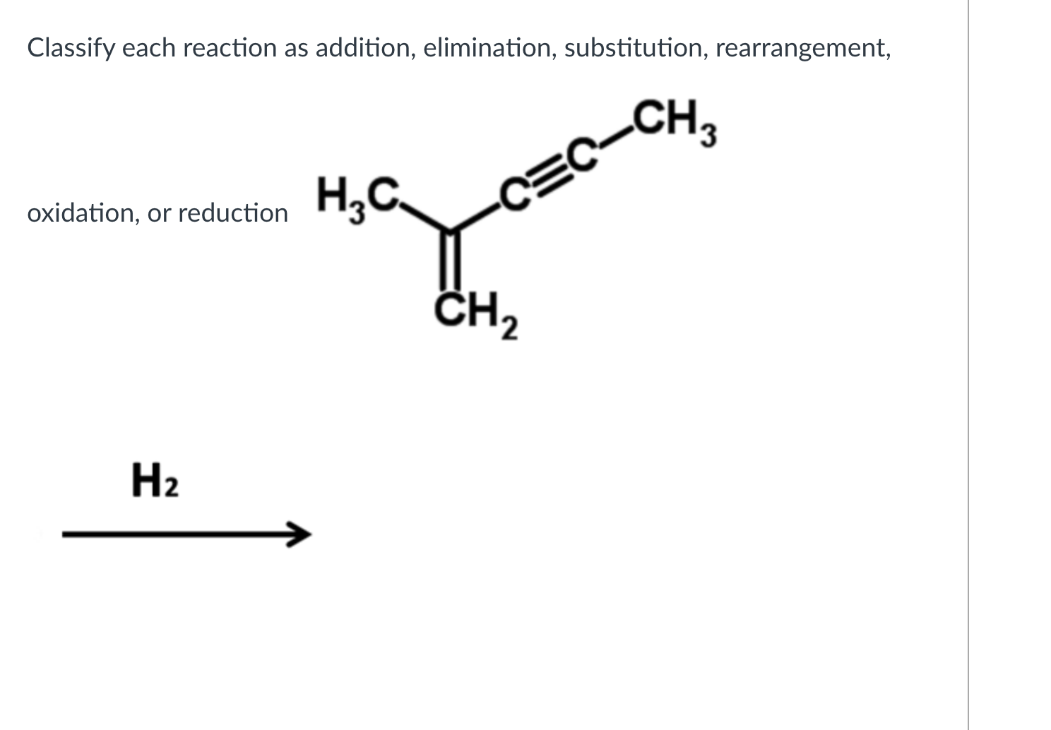 Solved Classify each reaction as addition, elimination, | Chegg.com