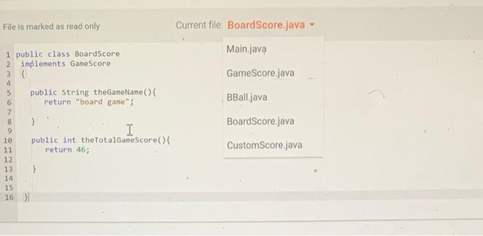 Solved 10.27 Simple Interface (Game Scores) This program | Chegg.com