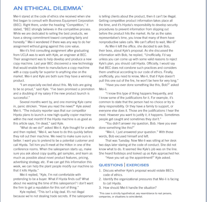 Solved AN ETHICAL DILEMMA is telling clients about the | Chegg.com