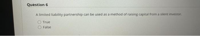 Solved Question 1 1 points The legal characteristics of | Chegg.com