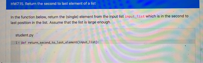 solved-hw7-15-return-the-second-to-last-element-of-a-list-chegg