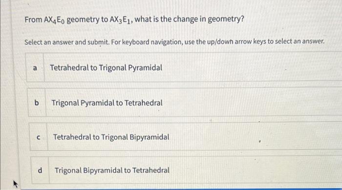 Solved From AX Eo geometry to AXzE1, what is the change in | Chegg.com