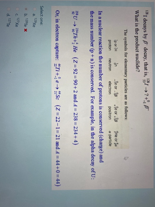 Solved 12 1 Decays By Ss Decay That Is 181 B What I Chegg Com