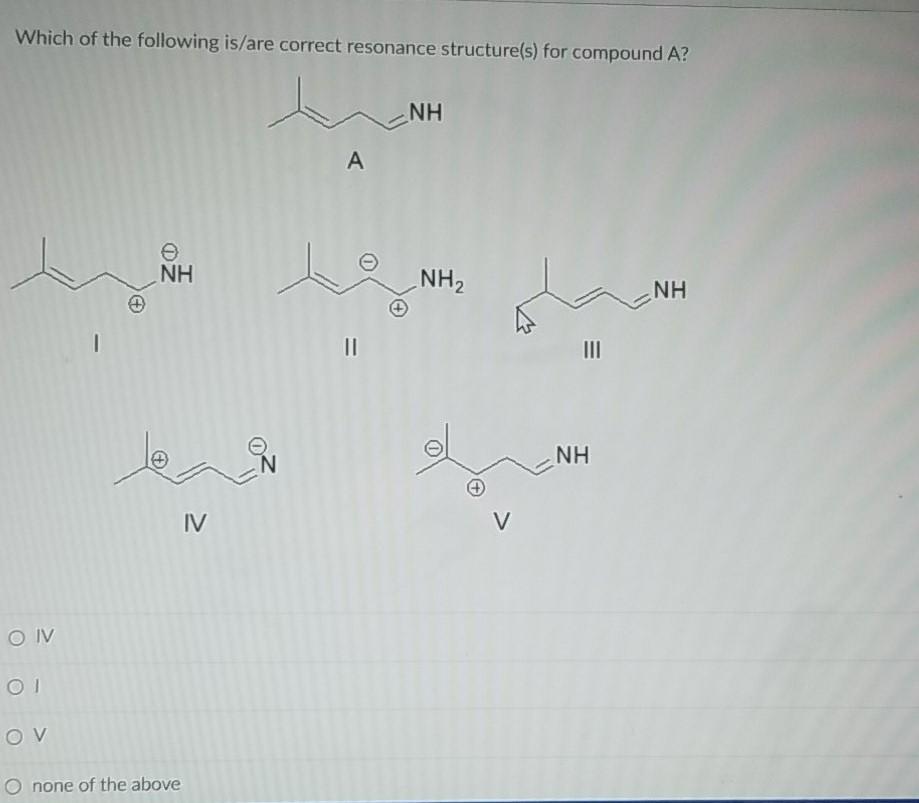 Solved Which of the following is/are correct resonance | Chegg.com