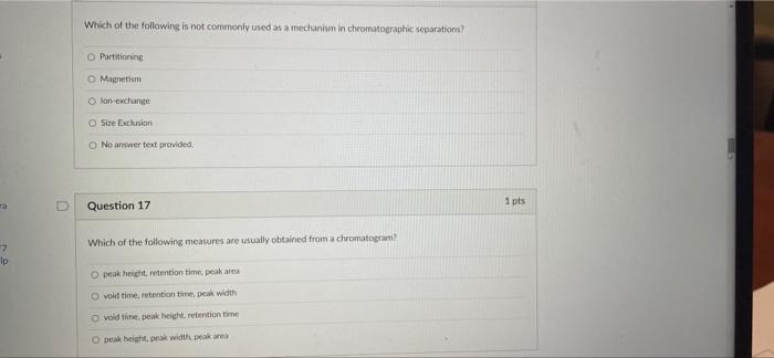 Solved Which of the following is not commonly used as a | Chegg.com