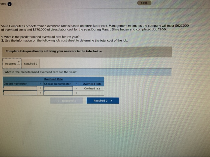 Solved The following information is from the materials
