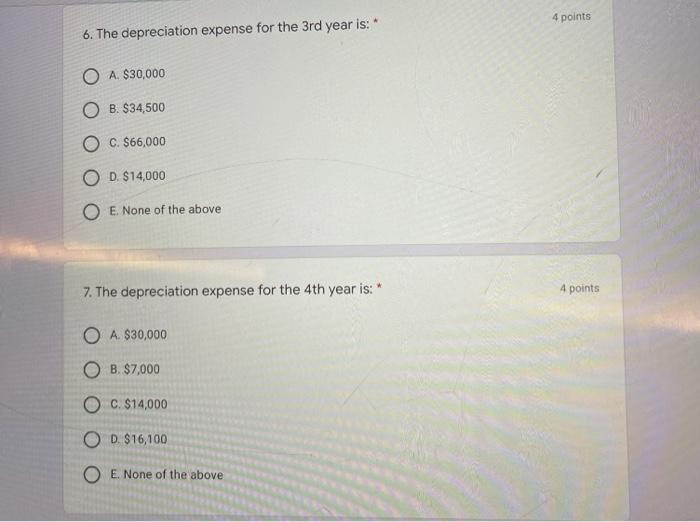 Solved Use the following data to answer Questions 1 through | Chegg.com
