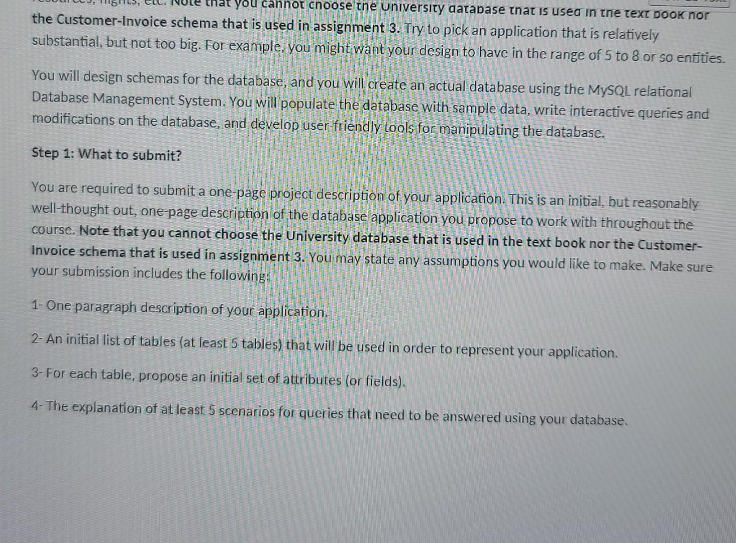 Solved The term project involves designing and implementing | Chegg.com