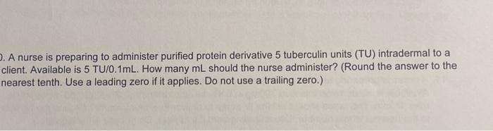 Solved A Nurse Is Preparing To Administer Amoxicillin 