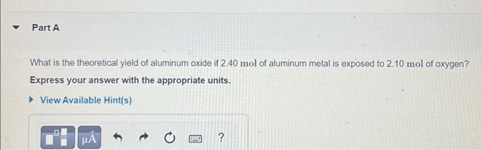 When exposed to air, aluminum metal, Al, reacts with | Chegg.com