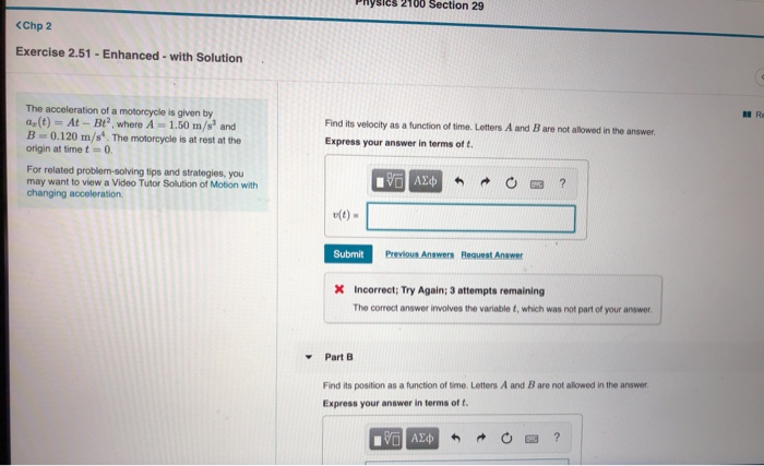 Solved i need help with just part A and B i dont know what | Chegg.com