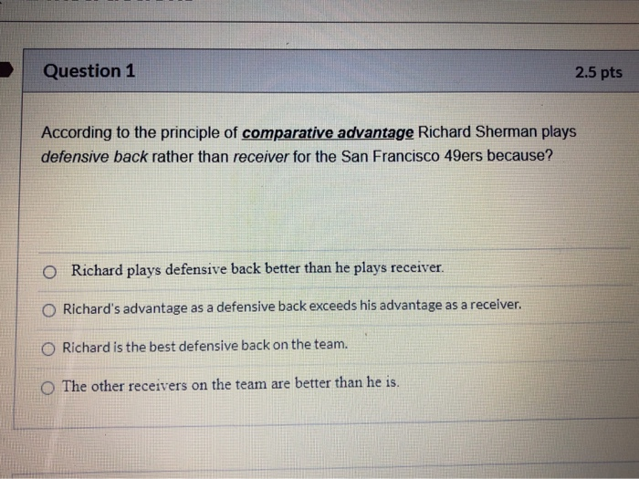 Solved Question 1 2.5 pts According to the principle of | Chegg.com