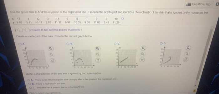 Solved E Question Help Use the given data to find the | Chegg.com