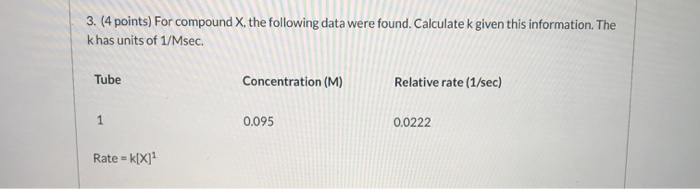 Solved 1. (3 points) An experiment is conducted to determine | Chegg.com