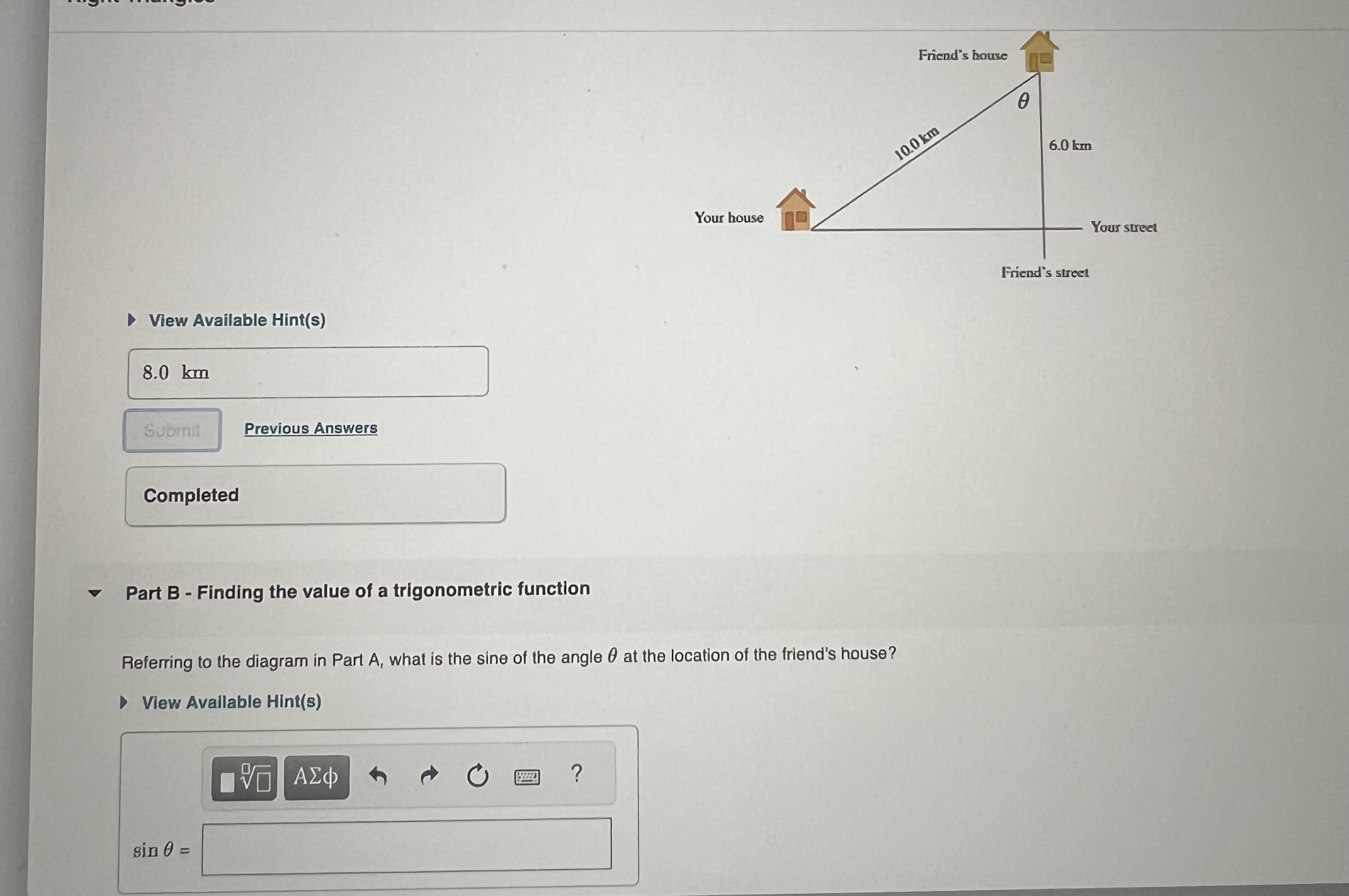 Solved View Available Hint(s)Previous AnswersPart B - | Chegg.com