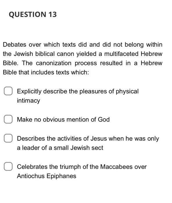 QUESTION 1 Which Of The Following Indicate How The | Chegg.com