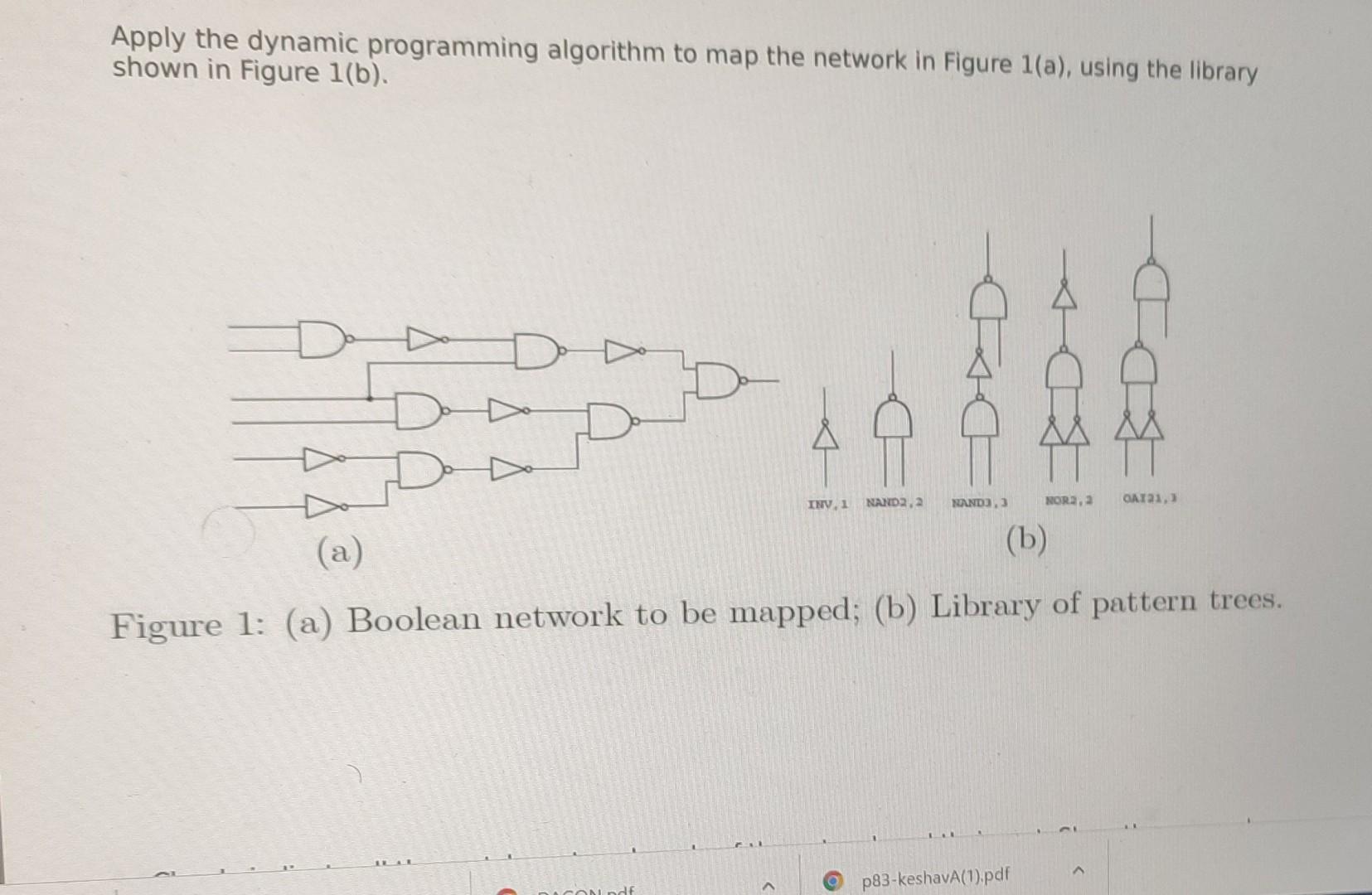 Solved Apply the dynamic programming algorithm to map the | Chegg.com