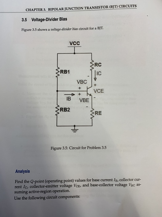 Solved CHAPTER 3. BIPOLAR JUNCTION TRANSISTOR (BJT) CIRCUITS | Chegg.com