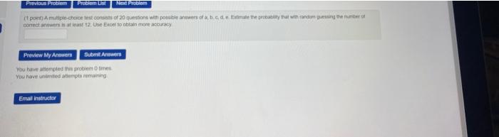 Solved Previous Problem Prom Next Problem et port) A | Chegg.com