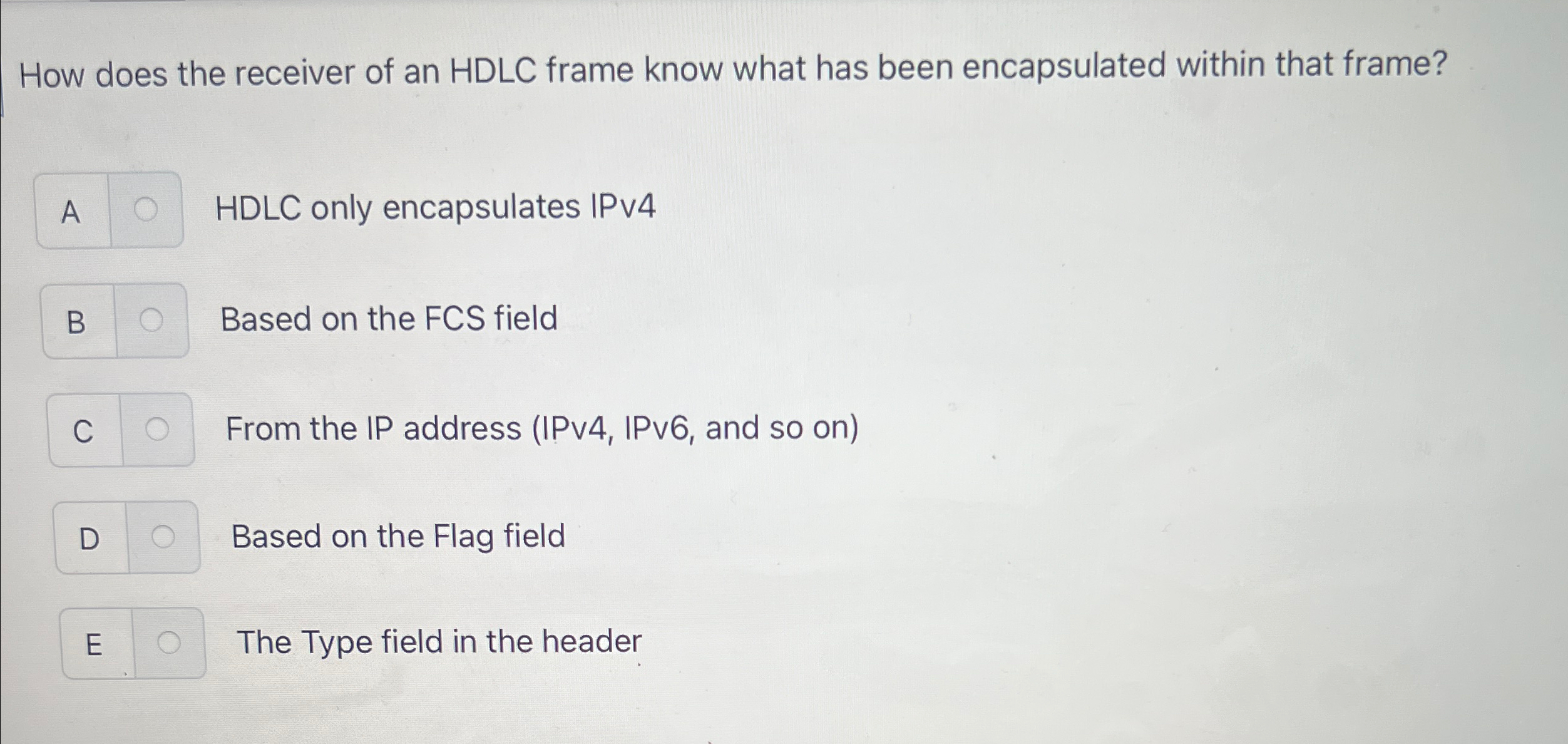 Solved How does the receiver of an HDLC frame know what has | Chegg.com