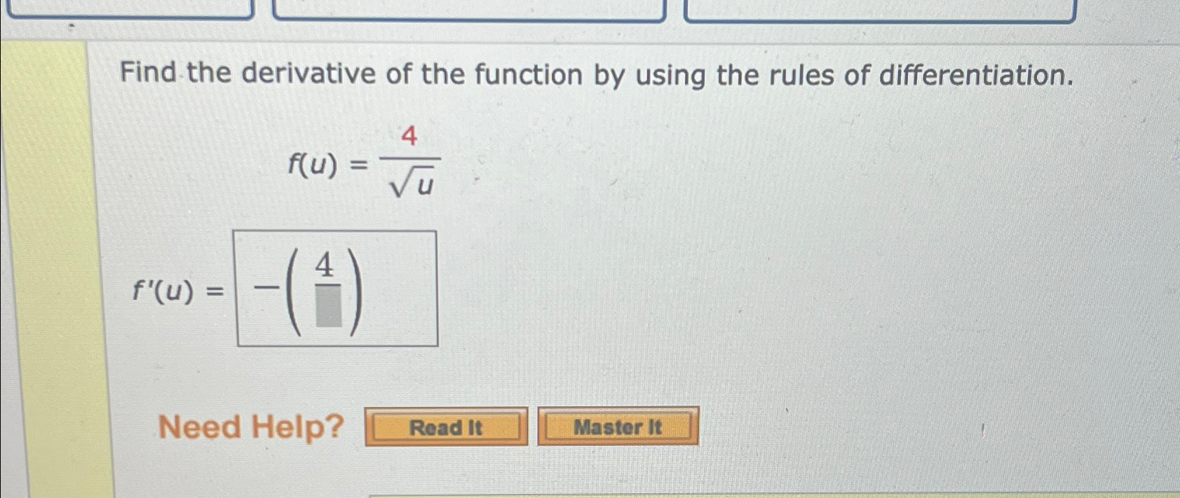 Solved Find the derivative of the function by using the | Chegg.com