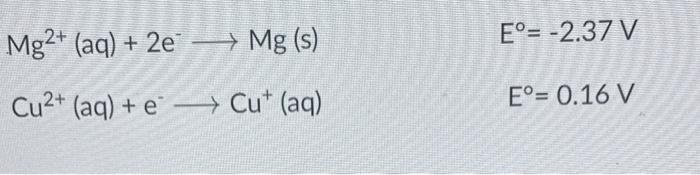 Solved 1. What is the cell potential?2. Draw a galvanic cell | Chegg.com