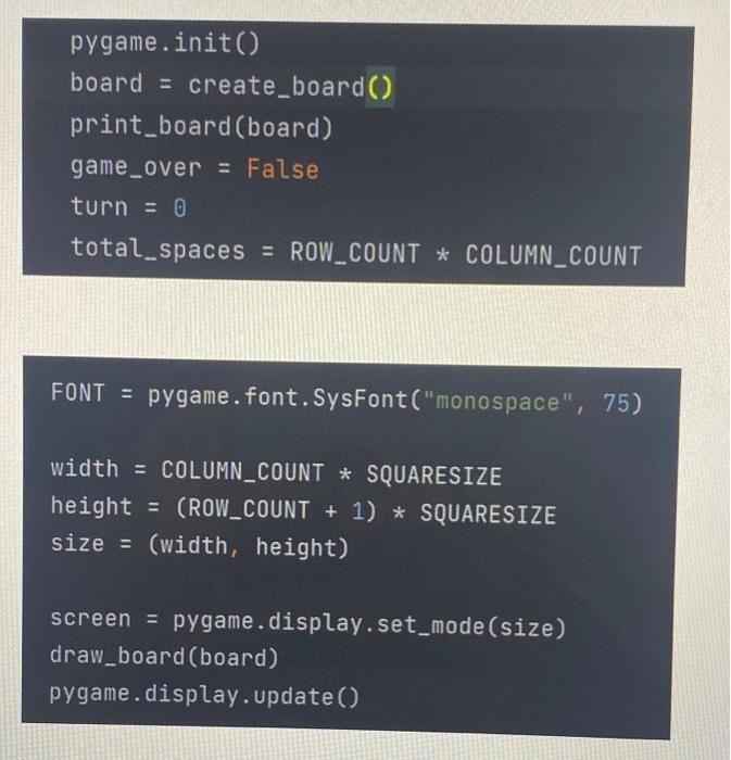 Solved Give a detailed description of what this code is | Chegg.com
