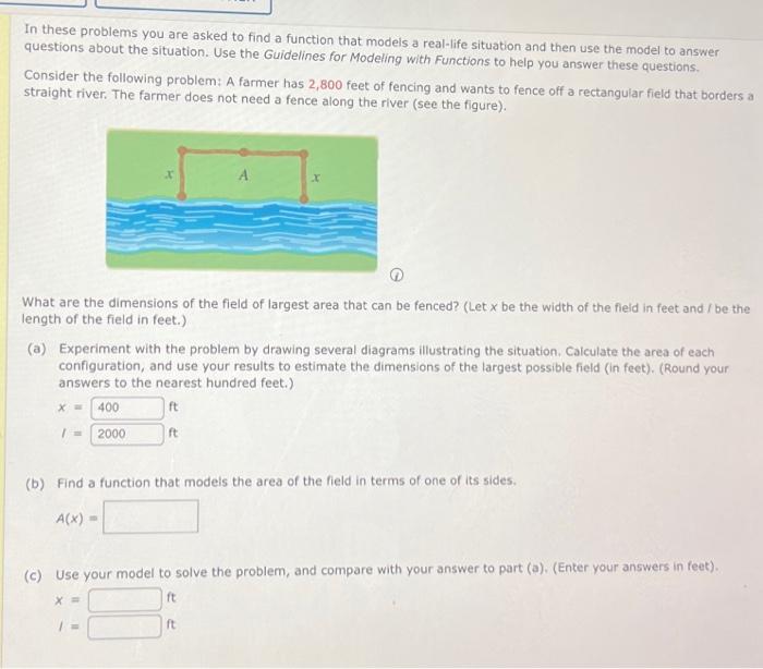 Solved In these problems you are asked to find a function | Chegg.com