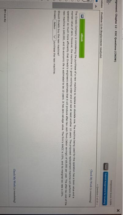 Solved Eignment: Chapter 12 - EOC Questions (CNOW) Amiento | Chegg.com